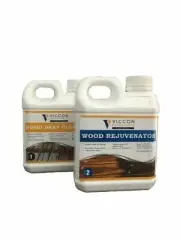 WOOD REJUVENATOR 1L AND DEEP CLEANER 1 L COMBO Timber Deck Restore FREE EXPRESS