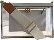[Tory Burch] Women's 165834 Blake Clear Swingpack Crossbody Shoulder Bag (Clear Optic White), Clear Optic White, Blake Swingpack
