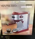 MiXPRESSO Espresso Coffee Maker with Milk Frother Red