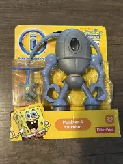 Fisher-Price Imaginext Spongebob Plankton & Chumbot - NEW