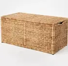 Natural Woven Storage Bench - Threshold designed with Studio McGee
