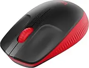 Logitech M190 Wireless Mouse Full Size Comfort Curve Design 1000Dpi Red