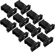 10pcs Circuit Breaker Bracket Mounting Bracket Small Breaker Mount Air Switch Mounting Bracket Circuit Breaker Support Bracket Circuit Breaker Concealed Mount Plastic Black