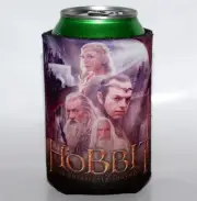 HOBBIT An UNEXPECTED JOURNEY MOVIE Beer Soda CAN KOOZIE HOLDER COOLER New