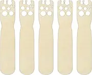 Qianly 5X Leaf Herb Stripper Looseleaf Stripper Wood Leaf Stripping Tool Vegetable Stem Remover for Chard