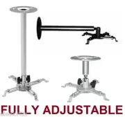 UNIVERSAL Extendable TILT DLP LCD CEILING WALL Projector Mount BRACKET HD TV BHM