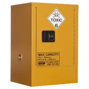 PRATT Toxic Substance Storage Cabinet 30L 1 Door 1 Shelf