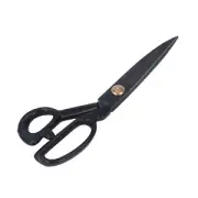 Sewing Scissors 10in Iron Ergonomic Curved Handle Professional Fabric Shears DXS