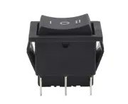 Lrocaoai 6-Terminals 3 Position ON/OFF/ON DPDT Boat Rocker Switch 16A 250VAC 20A 125VAC