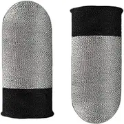 Game Finger Sleeve - Sensitive Finger Gloves | Thumb Protectors Covers | Anti-Slip Silver Fiber Cots Protector Fingertips Finger Sleeve | Smooth Finger Protectors for Mobile Phone Games