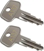 A137 Replacement Keys for Yakima SKS Ski, Roof, Cargo Box, Carrier Racks and Crossbars[2 Pack]