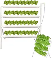 Hydroponic Grow Kit, Pipe Plants take Root and germinate Kit Water Pump, Vegetable Cultivation Vegetable Growing utensilswith 36 Site, 4 Tubes, Controller, Hose, Basket, Planting Sponges for Gardens.