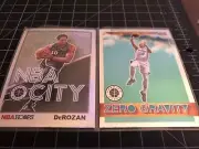 2019-20 NBA Hoops Premium Stock DeMar DeRozan Zero Gravity + NBA City Silver Lot