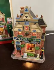 Lemax 2015 Glad Tidings Pub Lighted Christmas Village 55956 Retired