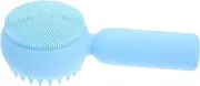 IWOWHERO Handheld Facial Brush Silicone Face Pore Cleansing Scrubber Gentle Bristles Non-abrasive for Sensitive