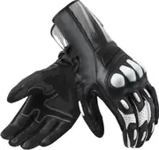 Revit Metis 2 Motorcycle Gloves, black-white, Size 2XL for Men Black White