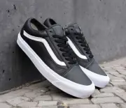 Vans Old Skool LX Black White Leather VN000VOJ1NS Men's 8-13 Skate Lifestyle