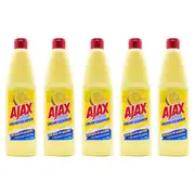 5x Ajax Home All Purpose Cream Cleanser Tough Stain Remover 375ml Lemon Scent