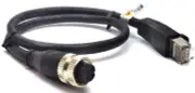 Axis Networking Cable Cat5e M12 Female to RJ45 Male 01793-001 0.5M Genuine