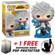 FUNKO POP MY HERO ACADEMIA DABI #1834 POP PLUS VINYL FIGURE + POP PROTECTOR