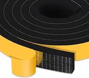 Strong Adhesive Foam Insulation Tape, Weather Strip for Doors and Windows, SoundProof Door Strip, Weatherproof, Anti-collision, Anti-bug, Shockproof (1 In x 3/8 In x 13Ft)