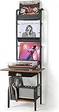Tall Record Player Stand with Vinyl Record Storage Record Player Table Record Player Shelf Vinyl Record Player Cabinet Organizer Rack For Living Room,Bedroom,Office Vinyl Record Holder