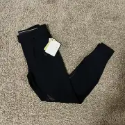 New Women Size 20 Black Samshield Charlotte Knee Patch Horseback Riding Breeches