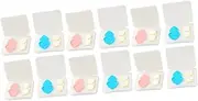 OHPHCALL 3sets Plastic Light Pad Cover Diamond Art Cover Heart Shaped Protective for Drawing 4pcs*3