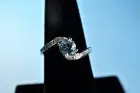 Sterling Silver Genuine Blue Topaz Ring by AVON - Size 10 - NEW - NO Box