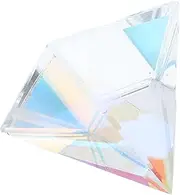 NOLITOY Handmade Decorative Glass Prisms Small Prism Prop Sun Catcher Pyramid for Boys and Girls