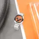 CITIZEN 星辰表 / AN3660-81X / 三眼計時 牛頭錶 日期 日本機芯 不鏽鋼手錶-黑橘色/38mm
