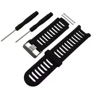 Silicone Accessory Watch Band Wrist Strap + Tool Kit For Garmin Forerunner 910XT