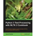 PYTHON 3 TEXT PROCESSING WITH NLTK 3 COOKBOOK