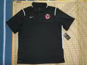 MENS XLARGE BLACK/WHITE ACCENTS NIKE SCOTTSDALE SOCCER POLO SHIRT - NWT