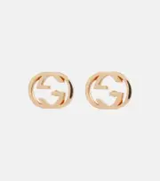 [Gucci] Gucci Interlocking G 18kt gold earrings One Size gold