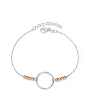 Genevive 18K Rose Gold Vermeil Bracelet