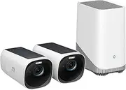 ​​S330 4K Solar Security Camera - Forever Power, AI Face Recognition, Outdoor Surveillance​​(UK Plug,2 Cam Kit)