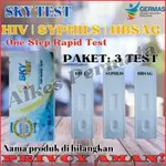 HIV SYPHILIS 和 HBSAG 封裝 3 SKY TEST CHECK