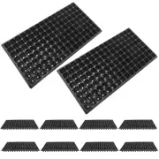10 Pcs Growing Container for Gardener Grower Planting Planter Greenhouse Pan