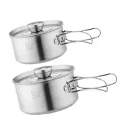 Stockpot with Lid with Lid Kitchen Pot for Hiking Kitchen Countertop Home