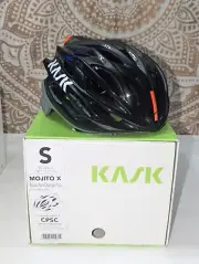 Kask Mojito X Road Cycling Helmet Black Ash Orange S 48-56cm 270g (S1)