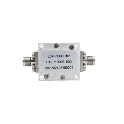 DC-10GHz RF Microwave Low Pass Filter with Stainless Steel SMA Female Connector