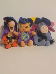 RARE! 3 Musketeers Pooh, Tigger And Eeyore Disney Store Exclusive