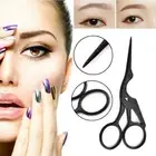 Head Trimmer Eyebrow Tweezer Hair Removal Eyebrow Scissors Make Up Scissors