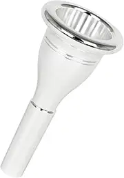 TOYANDONA 13.3mm Tuba Replacement Mouthpiece Silver Plated Enhance Your Tuba Performance Instrument Tuba Supplies