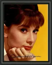 AUDREY HEPBURN POSTER - A4 SIGNED HIGH GLOSS - PHOTO QUALITY INSERT