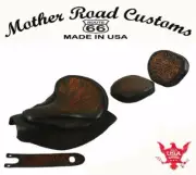 2014-23 Indian Chief Spring Seat Mounting Kit Pad Back Rest Bib Ant Brn Oak L bs