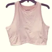 Feat Sports Bra XXL Jana Kramer Collab Pink Blush Medium Support Racerback Tank