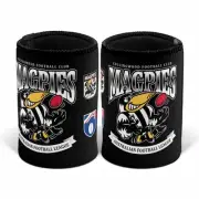 Collingwood Magpies AFL Retro Can Cooler! Bottle Cooler Stubby Holder Cosy