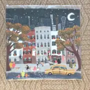 WEST ELM HALLOWEEN CITY TRICK OR TREAT PILLOW COVER